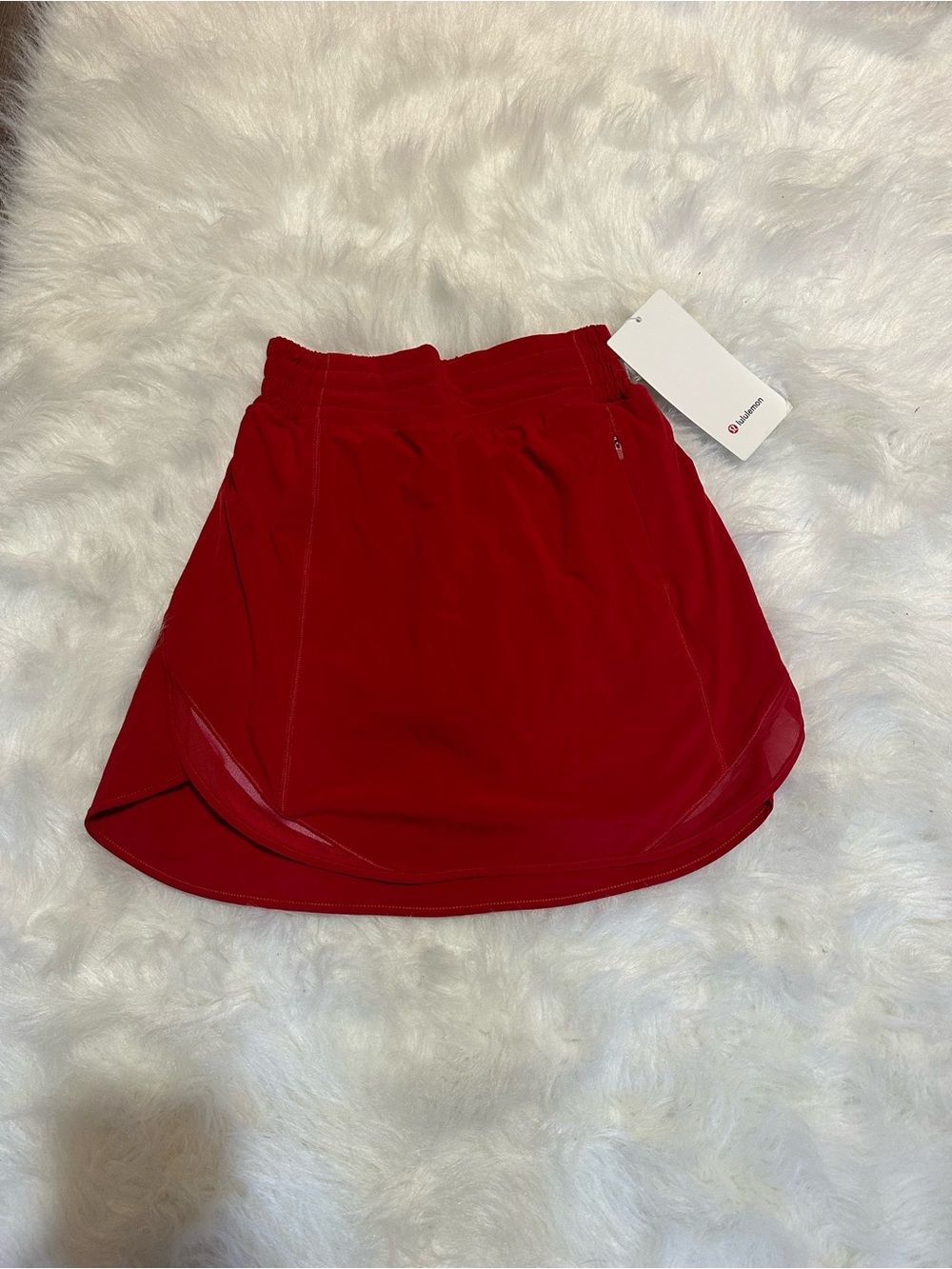 lululemon athletica Red High-Low Active Skirt - Picture 2 of 4